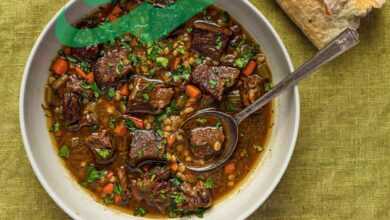 How to Make Hearty Barley Beef Soup at Home