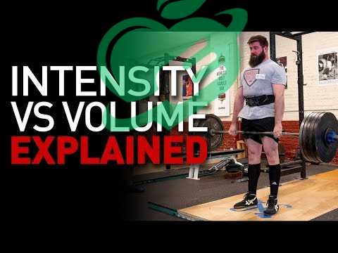 Importance of Intensity and Volume