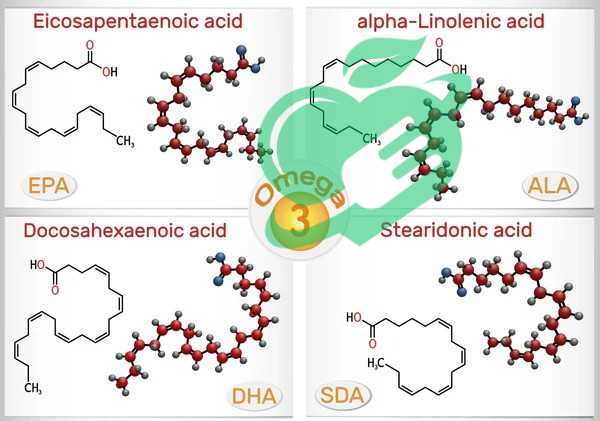 Omega-3, Omega-6, Omega-9